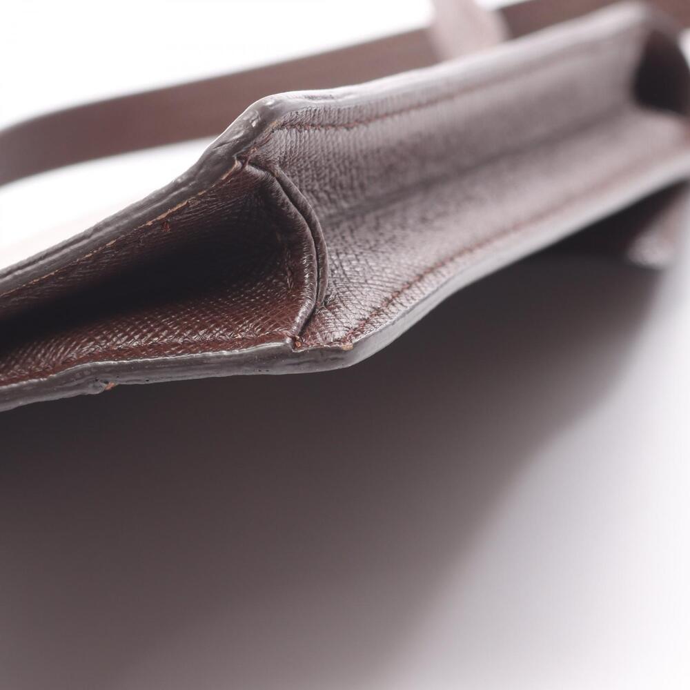 Louis Vuitton Brown Brown Leather Damier Bag Pimlico Canvas Shoulder Ebene - Picture 6 of 8